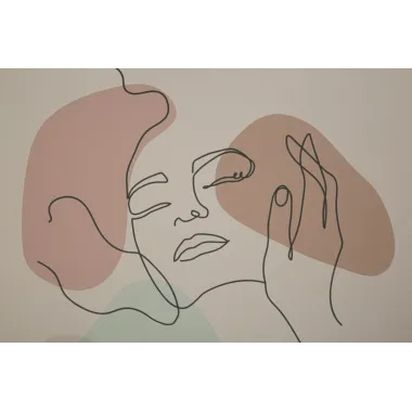 DRUK Z RAMKĄ FACE -A- 35x2x47 cm